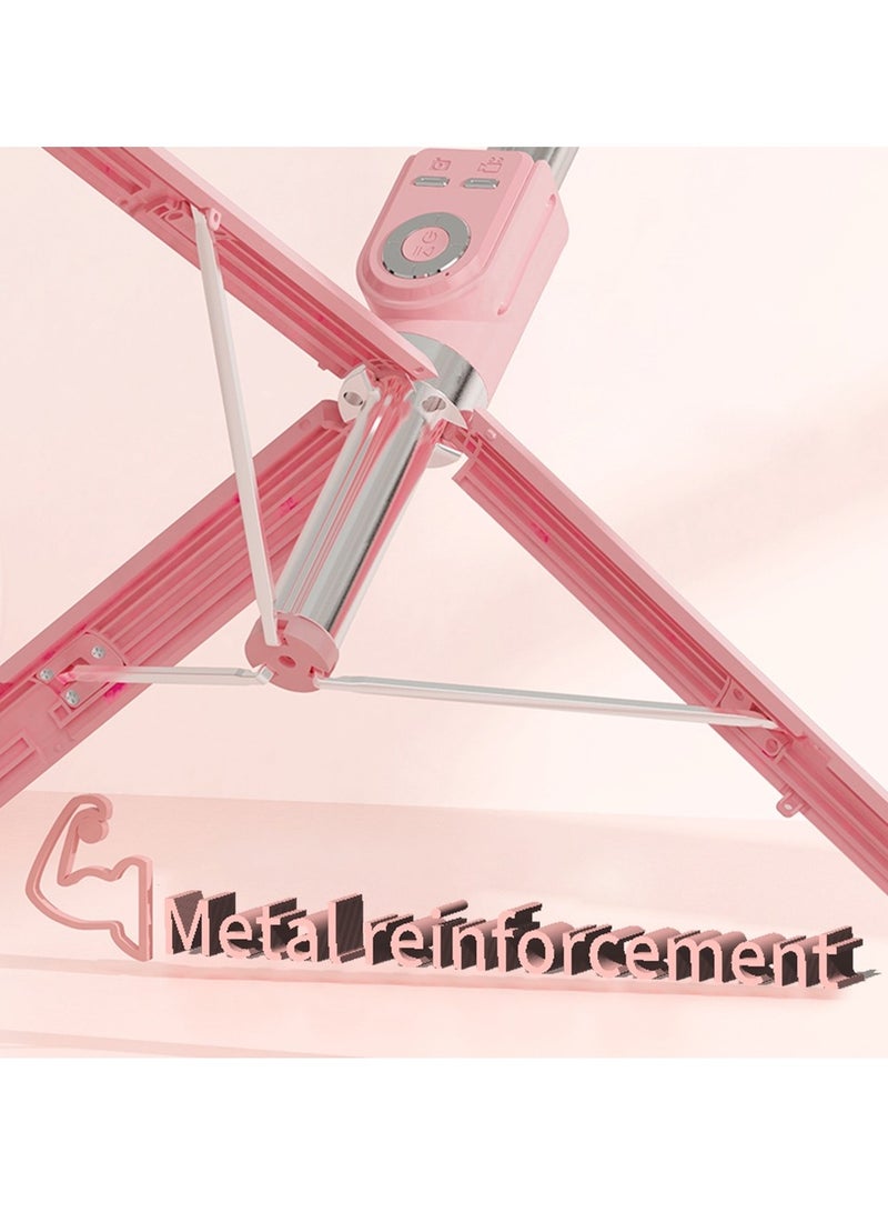 Selfie Stick Tripod Retractable with Bluetooth Remote Control Compatible with All Mobile Phones for Taking Photos, Recording Videos, 1.3M - Image 3