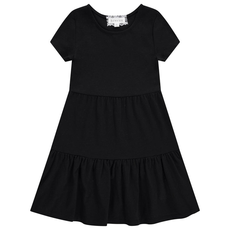 BTween 3 Piece Girls Summer Dress Set Short Sleeve Casual Skater Dresses, Kids Sizes 4-16 - Image 4