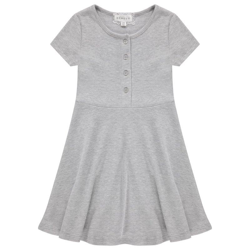 BTween 3 Piece Girls Summer Dress Set Short Sleeve Casual Skater Dresses, Kids Sizes 4-16 - Image 2