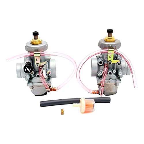 HICKS Carburetor 2GU-14102-01-00, 2GU-14101-01-00 fit for 1987-2006 Yamaha Banshee 350 YFZ350, Set of 2 - Image 1