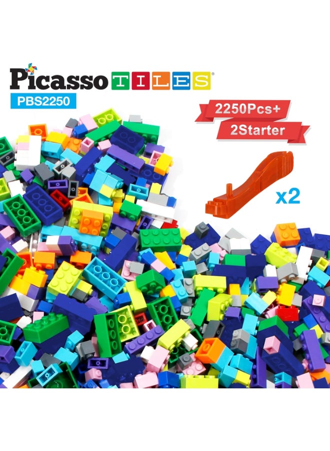 PicassoTiles كتل البناء المغناطيسية بيكاسو 2250 قطعة - Image 2