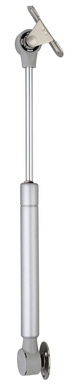 Met Craft Steel 10 Inch Hydraulics Gas Spring Stay Strut Pneumatic Lift Support Cabinet Hinges for 25 KG Load (Silver, 25 KG) - Pack of 2 pcs - Image 3