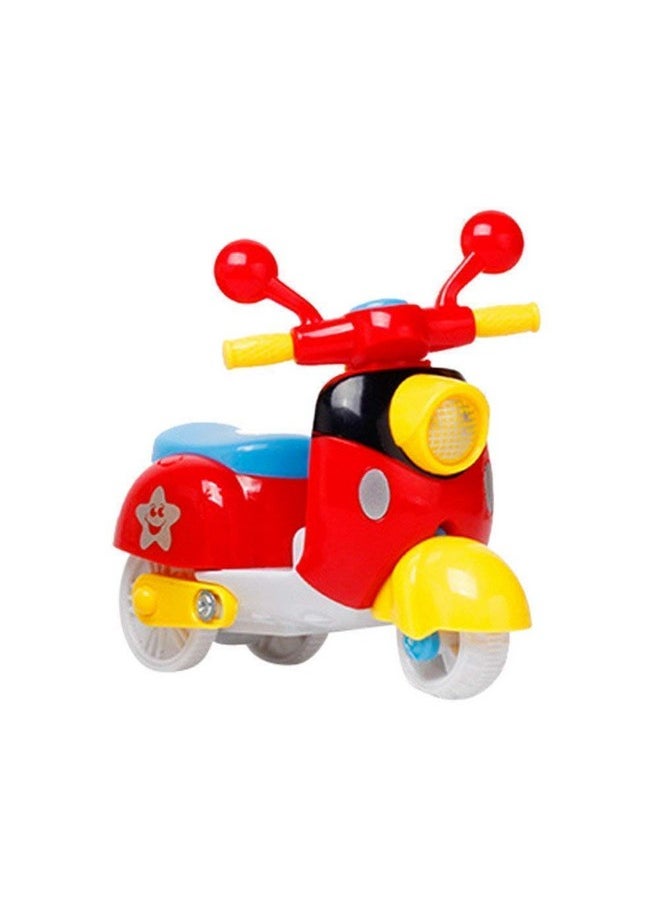Shivsoft Cute Bright Color Push and Go Toy Vehicle Scooter for Kids (Multicolour)(8.5 x 6 x 5.cm)