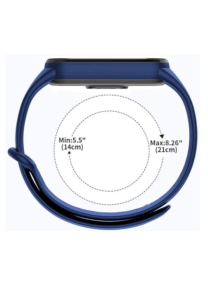 shomira Strap for Xiaomi Redmi Band 2, Sport Silicone Watch Band Wrist Strap, Replacement Bracelet Wristband Wrist Strap for Xiaomi Redmi Smart Band2 Accessories Black  - Image 2