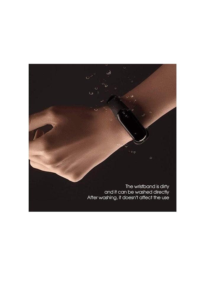 shomira Strap for Xiaomi Redmi Band 2, Sport Silicone Watch Band Wrist Strap, Replacement Bracelet Wristband Wrist Strap for Xiaomi Redmi Smart Band2 Accessories Black  - Image 3