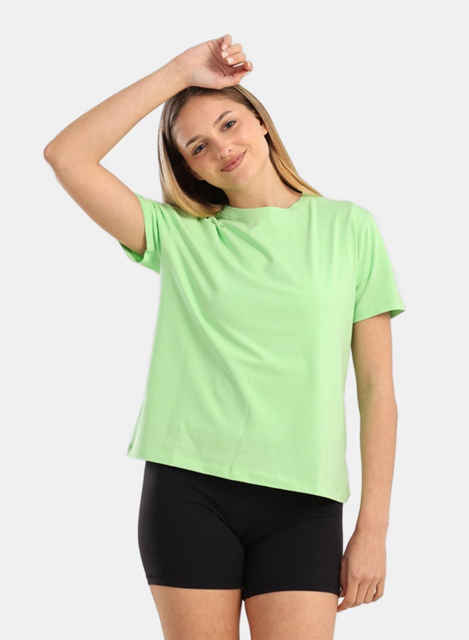 Carina Cotton Basic Slip On T-Shirt - Image 1