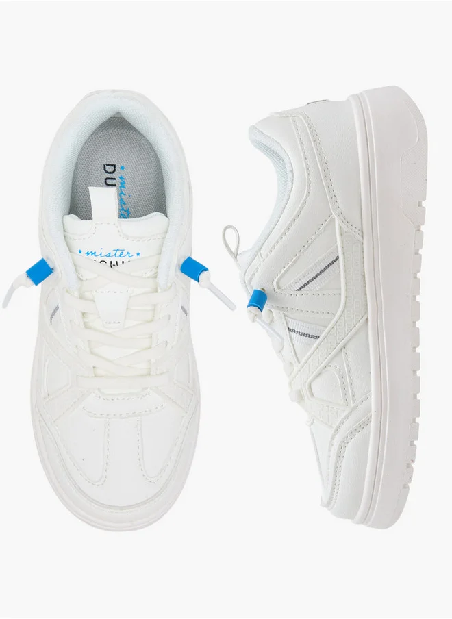 Mister Duchini Panelled Lace-Up Sneakers