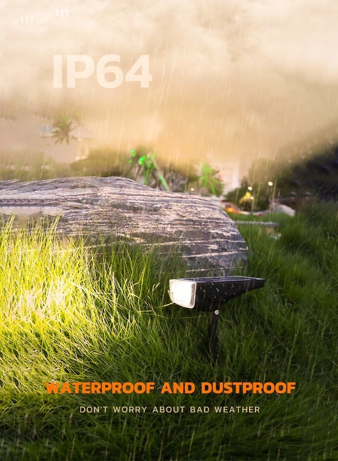 مودي مصباح حديقة يعمل بالطاقة الشمسية - مصباح LED عالي السطوع للممرات الخارجية والمناظر الطبيعية، مصباح حديقة مقاوم للماء لتزيين الحديقة والفيلات - Image 5