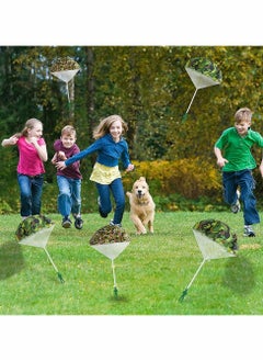 KASTWAVE 6 Pack Camo Parachute Toy Army for Kids Tangle Free Throwing Action Figures Hand Outdoor Games Toys Outside Gifts Boy and Girl  - Image 5