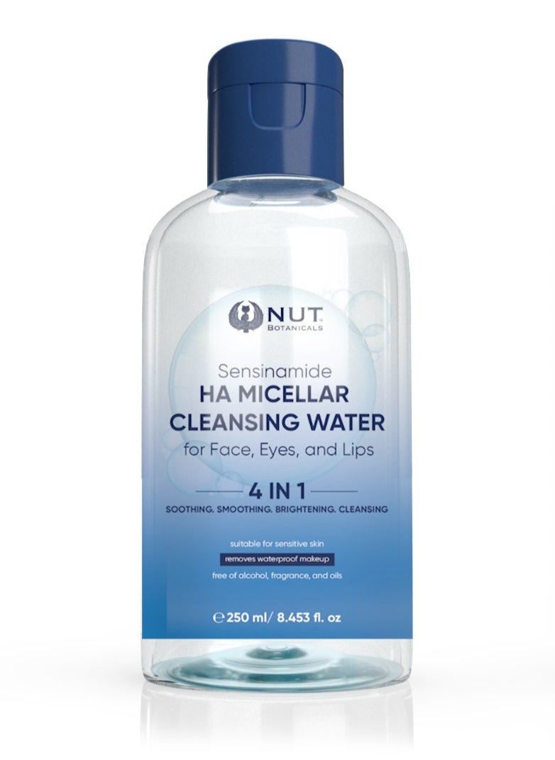NUT BOTANICALS - Sensinamide HA 4 in 1 Micellar Cleansing Water and Makeup Remover - Image 1