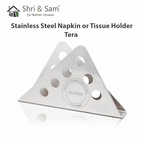 Shri & Sam High Grade Stainless Steel Napkin/Tissue Holder - Image 3