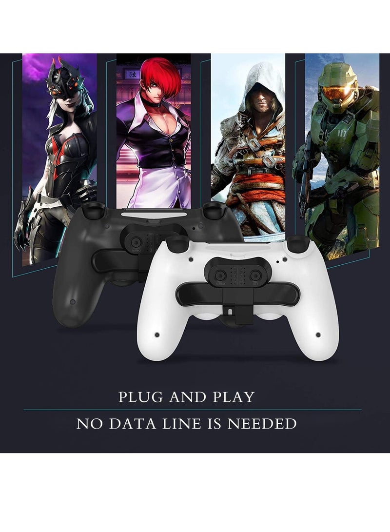 General Paddle for PS4 controller, back button accessory for PS4, controller paddle for PS4, TURBO function/memory function/plug and play, PS4 controller accessory, great gift for little hands  - Image 3
