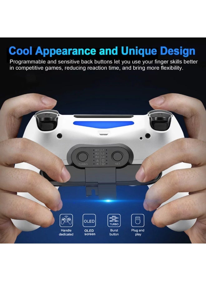 عام مجداف ل PS4 تحكم ، زر العودة التبعي ل PS4 ، تحكم مجداف ل PS4 ، توربو وظيفة / وظيفة الذاكرة / التوصيل واللعب ، PS4 تحكم التبعي ، هدية عظيمة للأيدي الصغيرة - Image 4