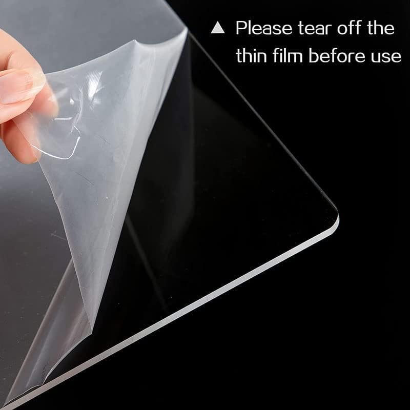 Al Raied ARS® Transparent Acrylic Dry Erase Memo Boards with Base Stands, 8.6 x 8.6 in, 2 Pack - Image 4
