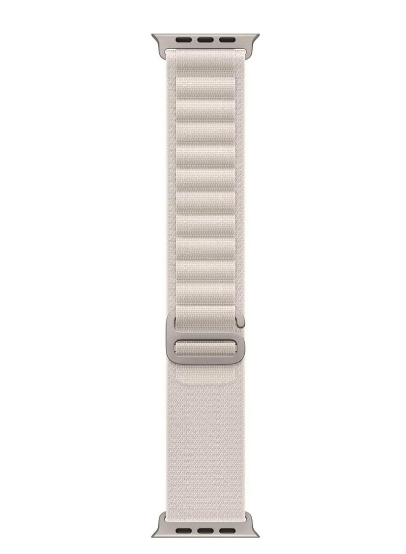 ELTRAZONE Alpine Loop Compatible with Apple Watch Ultra Band,Metal connector Rugged Woven Nylon Men G-Hook Strap for iWatch Series Ultra SE 49mm 45mm 44mm - Image 3