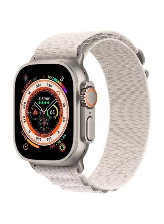 ELTRAZONE Alpine Loop Compatible with Apple Watch Ultra Band,Metal connector Rugged Woven Nylon Men G-Hook Strap for iWatch Series Ultra SE 49mm 45mm 44mm - Image 2