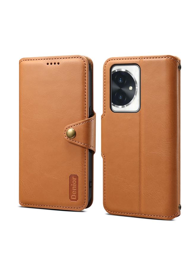 Case For Honor 100 Cowhide Texture Wallet Style Leather Phone Case