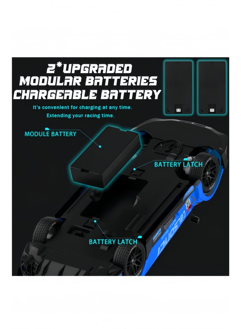 Remote Control Car RC Drift Car  1:14 Scale 4WD RC Vehicle Speed & Steering Control Vehicle Toy Mini RC Drift Car for Kids - Image 4