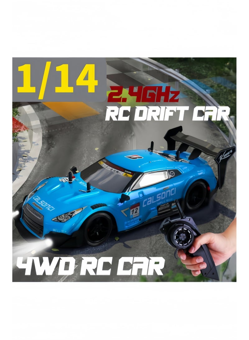 Remote Control Car RC Drift Car  1:14 Scale 4WD RC Vehicle Speed & Steering Control Vehicle Toy Mini RC Drift Car for Kids - Image 2