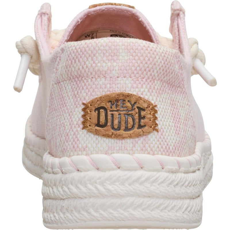 Women's Espadrille Slip-On Loafer for casual wear, woven jute upper, coral color, cork footbed for natural comfort and breathability - Image 3