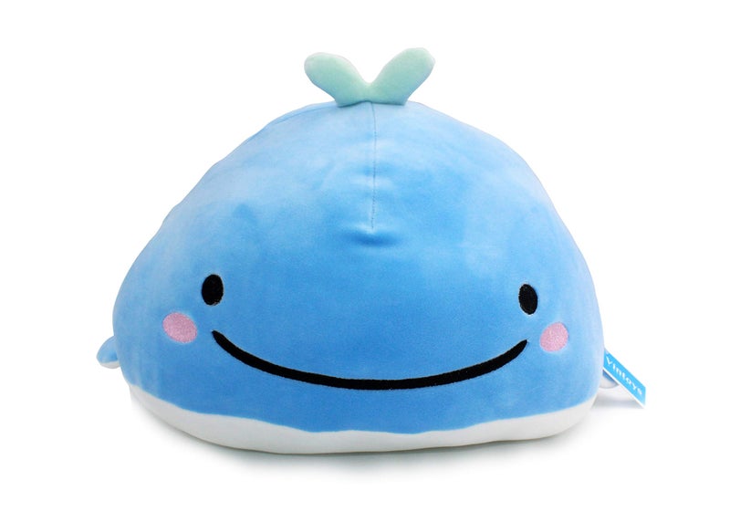 Vintoys Very Soft Blue Whale Shark Hugging Pillow Plush Doll Fish Plush Toy Stuffed Animals 17 - Image 2