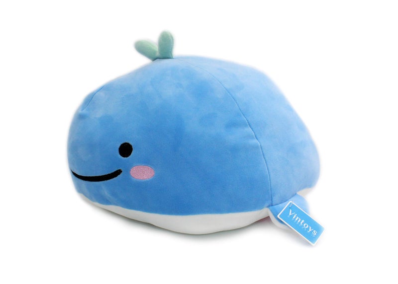 Vintoys Very Soft Blue Whale Shark Hugging Pillow Plush Doll Fish Plush Toy Stuffed Animals 17 - Image 3