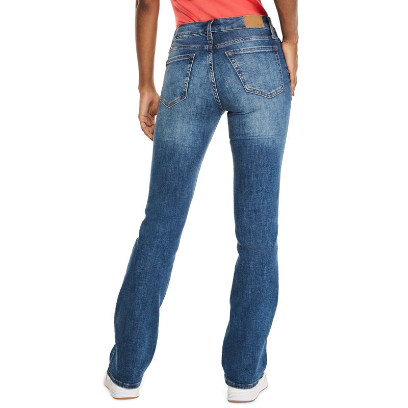 Aeropostale Aero Mid Rise Bootcut Jean, Medium Wash, 2 Short - Image 2