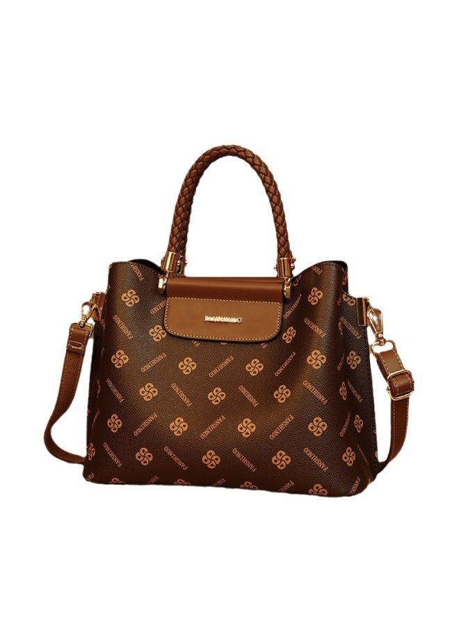 FANSINUO Bag Women's Bag  New Middle-aged Ladies Mother Tote Elegant Satchel Large Capacity Single Shoulder Crossbody Bag - Image 5