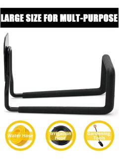 YIM-VIBEHAUS Metal Garden Hose Holder, Heavy Duty Water Hose Hanger, Multifunctional Wall Mounted for Outside Yard, Garage, Utility Room, Storage Room（Water Hose Not Include）  - Image 4