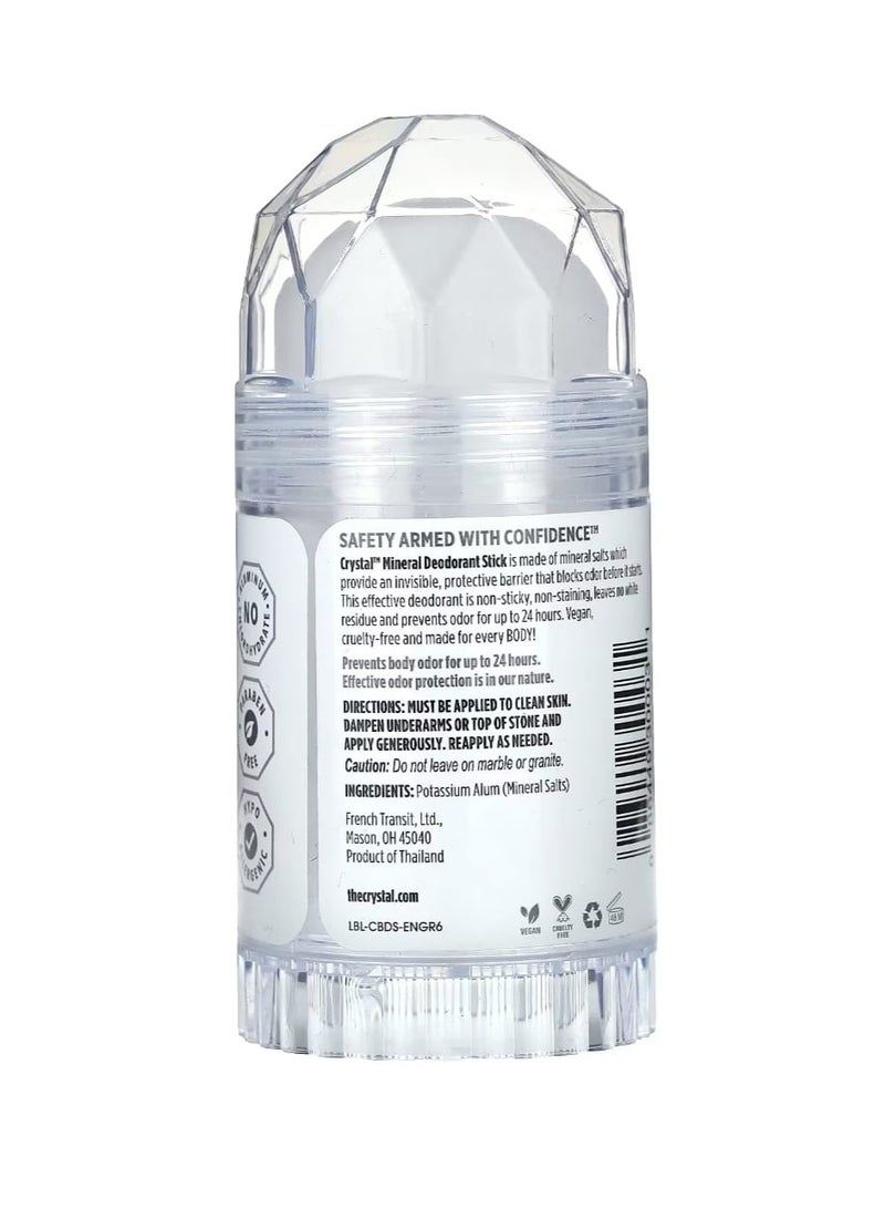 Crystal Mineral Deodorant Stick Unscented 4.25 oz (120 g) - Image 2
