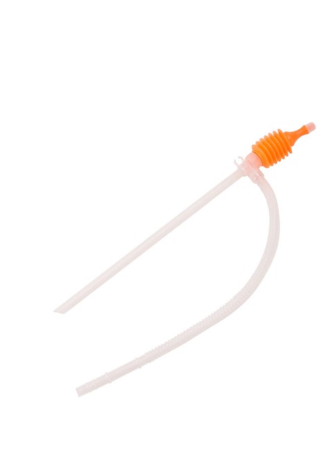 Plastic Handheld Water Pump Sprayers Pump Siphon queezing Gas Siphon Pumping Petrol Water Syphon Orange,