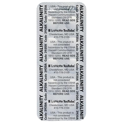 LaMotte 3920A-J Visual Grade TesTabs, Alkalinity, 100 ct. - Image 2