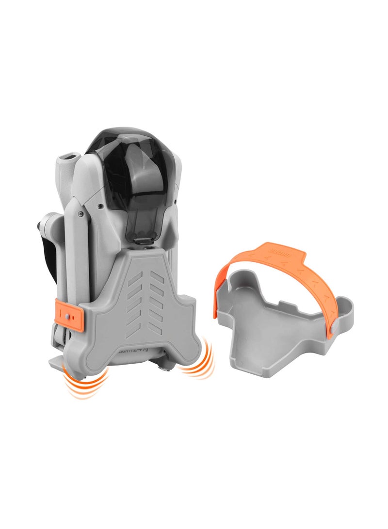 Zikra Propeller Protector for DJI Mini 3 Mini 3 Propeller Holder Mini 3 Pro Prop Guard Strap Mini 3 Pro Prop Guard Strap RC Drone Accessories for Mini 3 Mini 3 Pro Propeller Stabilizer(Orange) - Image 1
