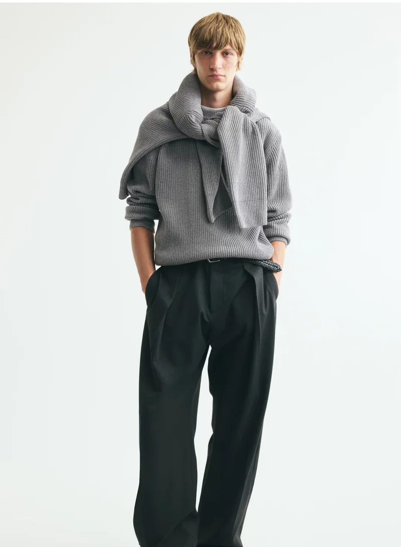 H&M Relaxed Fit Rib-knit jumper