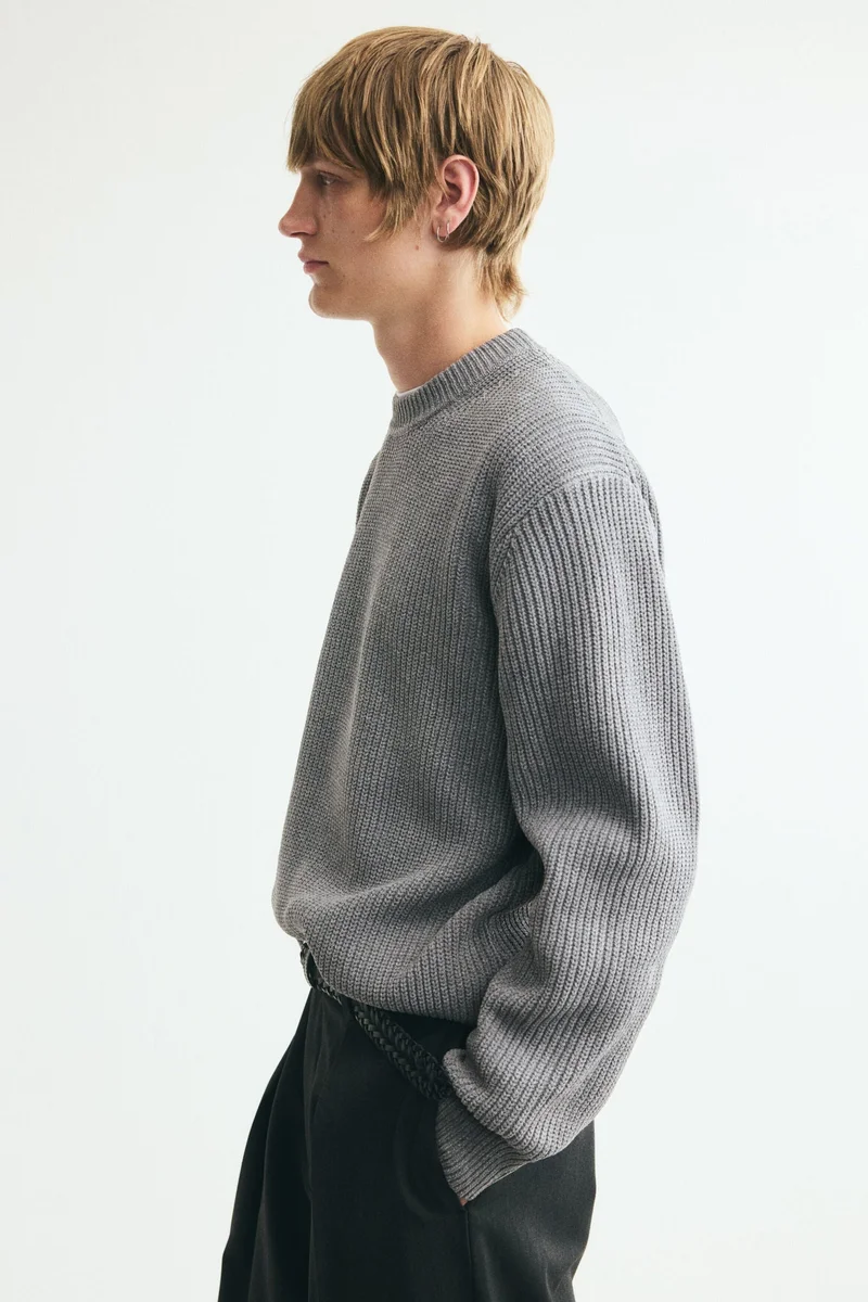 H&M Relaxed Fit Rib-knit jumper