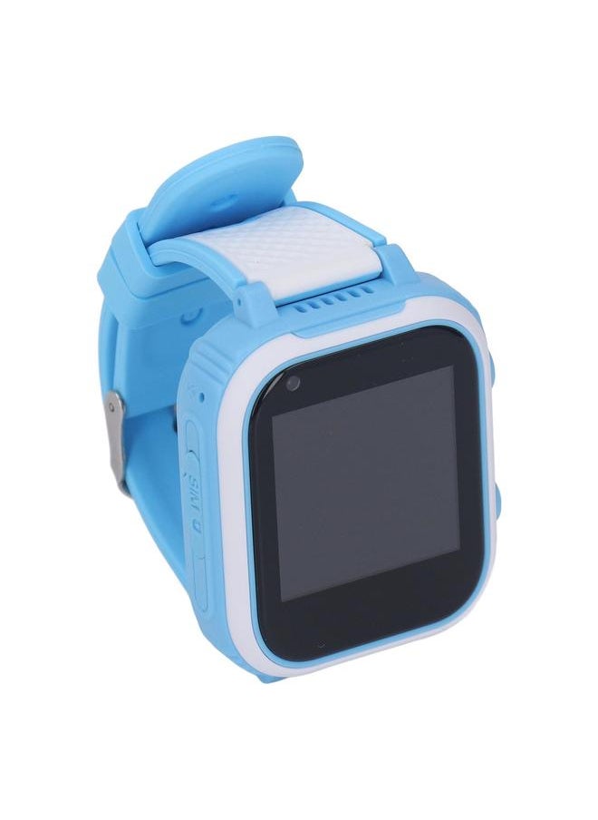 Thoraya Children Smart Watch Waterproof 4G Video Call Silicone Intelligent Game Watch for Daily Life US Blue  - Image 4