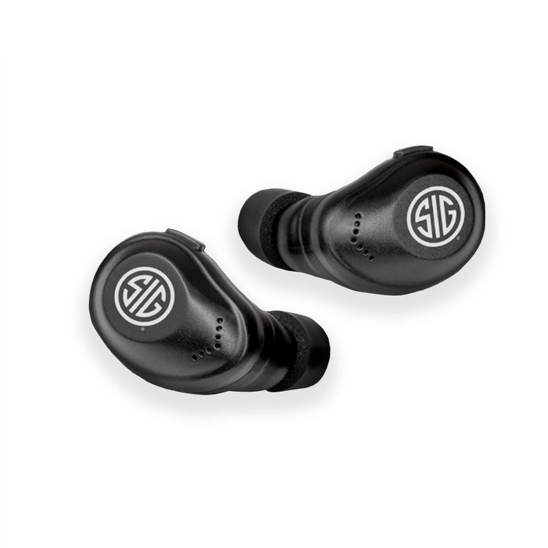 AXIL x SIG SAUER XCOR PRO Ear Buds Hearing Enhancement Protection Dust Water Resistant Shooting Noise Reduction Bluetooth Earbuds with Touch Control 2729 dB SNR2123 dB NRR - Image 2