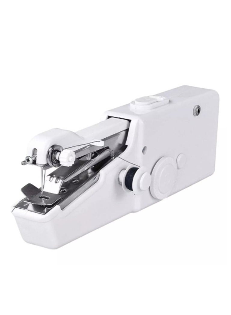 Mi techo Handheld Sewing Machine Mini Size, Portable Sewing Machine Cordless Quick Stitch, Handheld Mini Held Sew Cloth Machine - Image 1