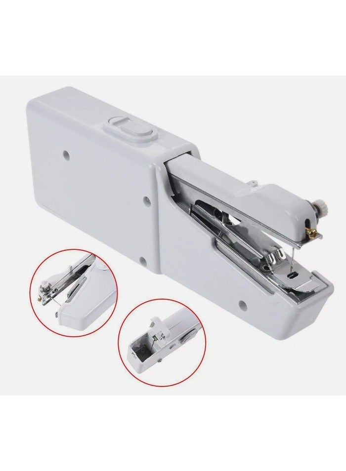 Mi techo Handheld Sewing Machine Mini Size, Portable Sewing Machine Cordless Quick Stitch, Handheld Mini Held Sew Cloth Machine - Image 3