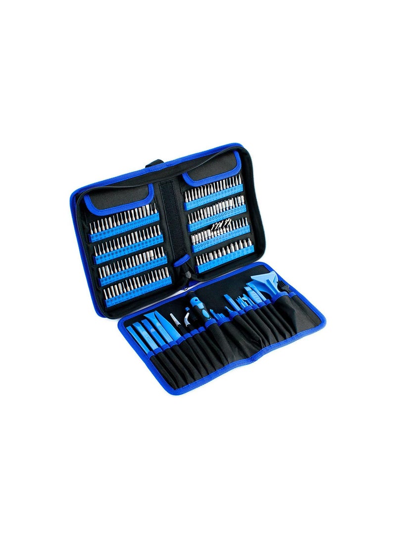 GGOOT 180 in 1 Electronic Repair Tool Kit with Portable Bag Precision Screwdriver Set with Bits Professiol Driver Kit for Game Console, Tablet, PC, Watches  - Image 1