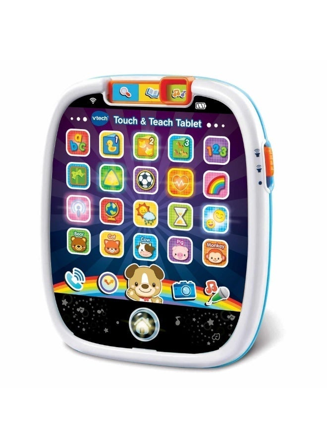 Vtech - Touch & Teach tablet - multicolor | Includes 25 pretend light-up app buttons, | 3 modes of play, light up glowing home button,| suitable ages 12m + up - Image 1