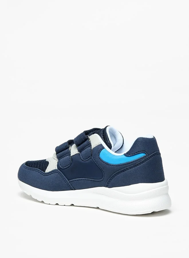 ال بي ال من شو اكسبرس Boys Panelled Sneakers with Hook and Loop Closure
