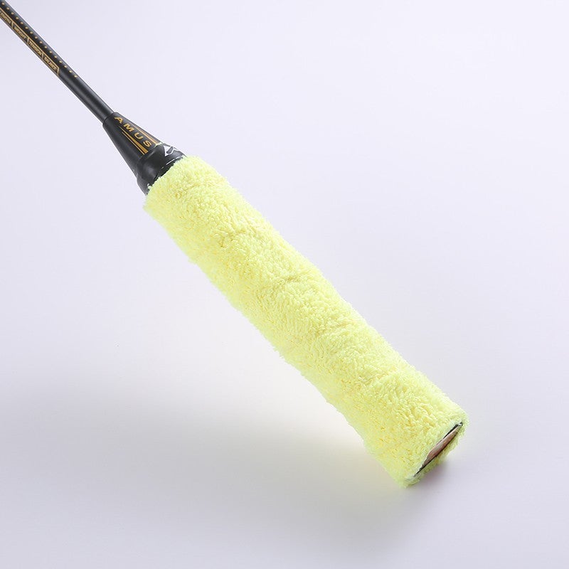 Generic Thickened Racket Towel Grip, Anti-Slip, Sweat-Absorbent Single yellow towel