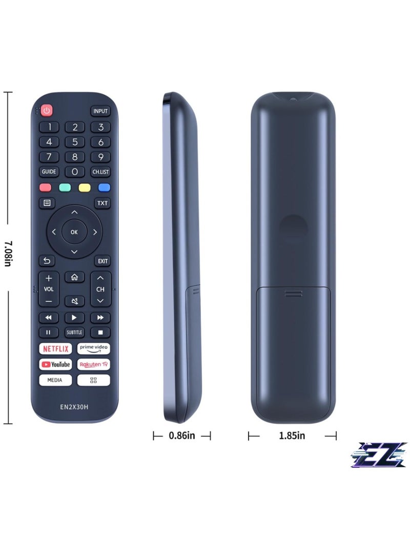 ELTRAZONE Remote Control EN2X30H for Hisense Vidaa TV Models: 32A5620F, 40A5620F, 32A5600F, 40A5600F, A20251K, A5620F, A5600F, T279824 – Replacement Remote with Full Compatibility and Enhanced Features - Image 2
