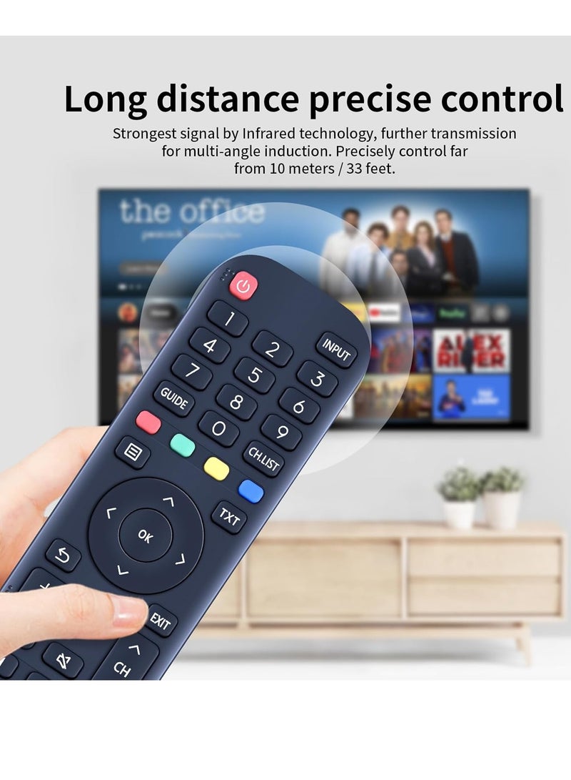 ELTRAZONE Remote Control EN2X30H for Hisense Vidaa TV Models: 32A5620F, 40A5620F, 32A5600F, 40A5600F, A20251K, A5620F, A5600F, T279824 – Replacement Remote with Full Compatibility and Enhanced Features - Image 4