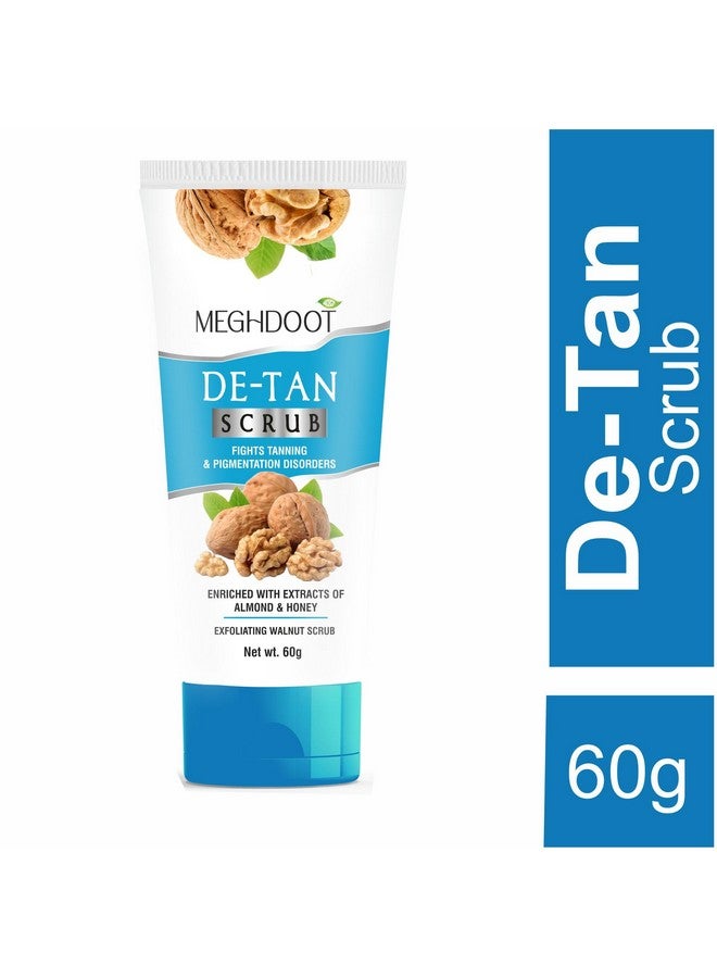 Meghdoot Ayurvedic Exfoliating Walnut De-Tan Scrub With Natural Extracts of Almond & Honey, Pack of 4 - Image 2