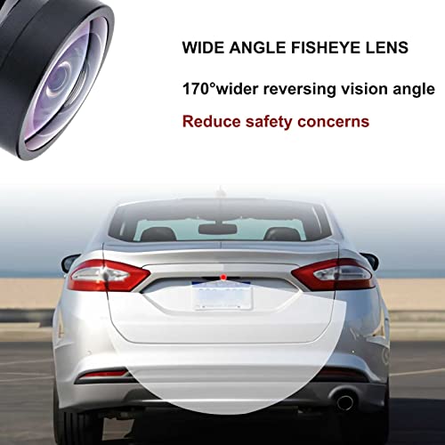 Dngbymx Backup Camera Compatible with Ford Fusion 2013 2014 2015 2016 Parking Assist Rear View Camera Replace# ES7Z-19G490-A - Image 4