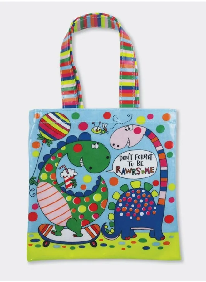 Rachel Ellen Childrens Dinosaur Mini Tote Bag