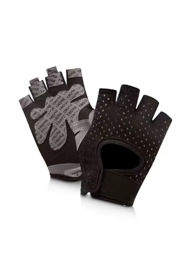 Joudi Gym Hand Gloves, Full Palm Protection with Anti-Slip Grip, Breathable and Durable Workout Gloves, Lightweight with Adjustable Straps, Ideal for Weightlifting, Gym, Cycling, Men and Women - Image 1