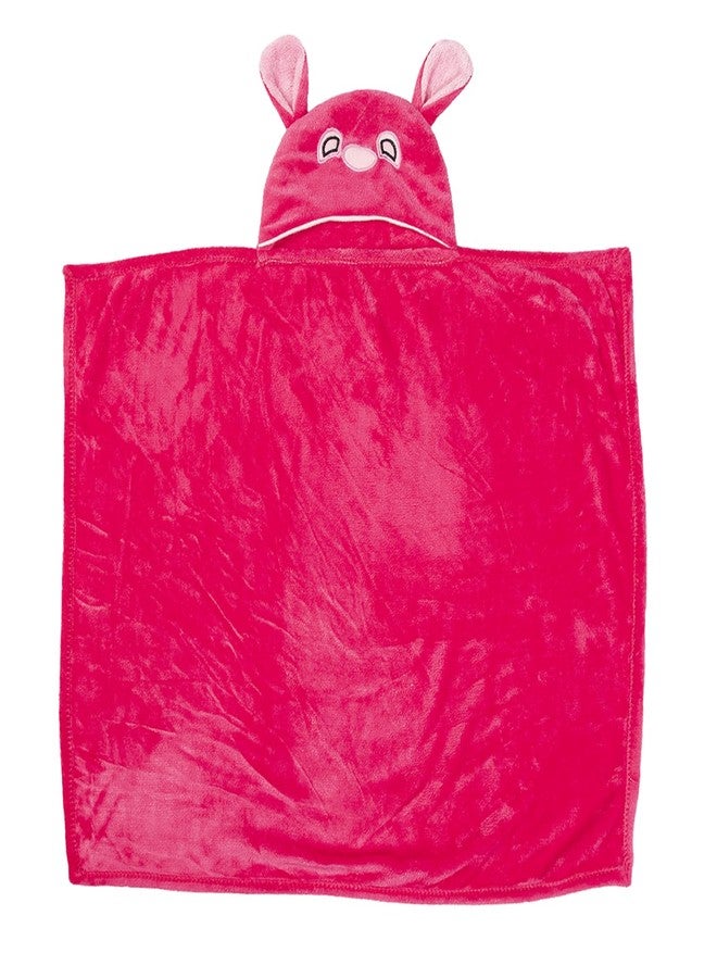 AAKRITI Ultra Soft Bathrobe Baby Wrapper Cum Bath Towel for Boys, Girls, (80Cm X 80Cm, 0-6 Months ||Highly Absorbent 100% Zero Twist Gental On Skin -Pack of 1Pc (Hot Pink) - Image 4